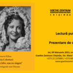 Lectură publică și prezentare de carte despre Maria Cebotari