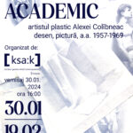 Alexei Colîbneac – autorul expoziției „Program Academic”. Vernisajul în data de 30 ianuarie 2024.
